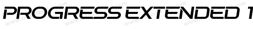 Progress Extended 1 Regular字体转换